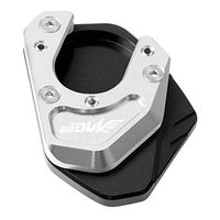 Frames & Fittings 2018 CNC Motorcycle Side Stand Kickstand Support Plate Foot Pads Pedal Standst for KTM 200 Duke 2012 2013 2014 2015 206 2017 - (Color: 200 Duke)