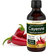 Cayenne Pepper Liquid Extract | 2 fl oz | Low Alcohol | Vegetarian, Gluten Free & Non-GMO | by Horbaach
