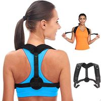 Posture Corrector by Body Work Gear - Unisex for Men and Women - Spinal Support - Back, Shoulder, and Neck Pain Relief - Comfortable Back Brace Fully Adjustable to Fit All Sizes - FDA Approved
