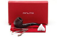 Savinelli Minuto Rustic Bruna 609 Tobacco Pipe by Savinelli