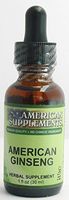 Ginseng, American American Supplements 1 oz Liquid