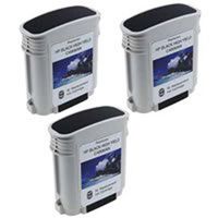 Amsahr 940XLBK(C4906AN) Remanufactured Replacement HP Ink Cartridges for Select Printers/Faxes - 3 Pack, Black