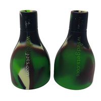 Silicone Filter Tips - Tips for Raw Rolling Papers - Cigarette Holder - Reusable Cigarette Filters - Cigar Accessories - XLarge 1” to 1.2” Camo - Green