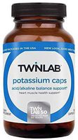Twinlab Potassium Caps, 99 mg, 180 Capsules, Dietary Supplements, Acid Alkaline Balance Support, Heart Muscle Health Support