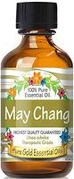 Pure Gold May Chang Essential Oil, 100% Natural & Undiluted, 60ml
