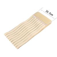 UUK Chest Sternum Brace Protector Support Adjustable Belt Shoulder Posture Corrector Back Body for Men Women Around Ribs (Beige),XL