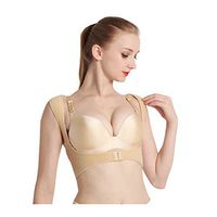 Breast Supports for Women，Racerback Firm Control Adjustable Back Bra Chest Posture Corrector Vest Prevent Chest Hunchback, Sagging (M)