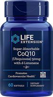 Life Extension Super-Absorbable COQ10 with D-Limonene, 50mg 60 Softgels