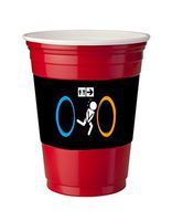 4 Pack of Vinyl Decal Stickers for Disposable Cups/Funny Bathroom Sign