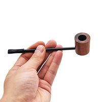 MAYBAO Tobacco Pipes Straight Smoking Pipe Simple Pipes Variety of Styles (pipe1) (pipe6)