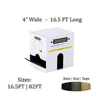 Secure Cord Cable Management System for Carpeted Surfaces, Carpet Cord Cover, Removable and Reusable (16.5 FT, Black)