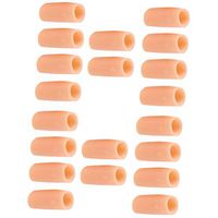 20pcs Toe Silicone Gel Pain Protector Open Toe Sleeve Tube Corn Cushion Cap for Protecting the Toenail, Toe - S