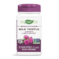 Nature's Way Premium Extract Standardized Milk Thistle 80% Silymarin, 60 Capsules