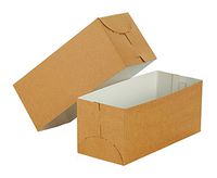 Premier Retail Natural Kraft Gift Box-9x4x4 inch 2pc 100 Count, 9x4x4