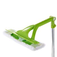 OhradWord Cleaning Glass Sponge Mop,Telescopic Foldable Handle Cleaning Glass Sponge Mop Cleaner Window Extendable for Indoor Outdoor Home