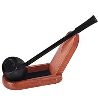 MAYBAO Tobacco Pipes Straight Smoking Pipe Simple Pipes Variety of Styles (pipe1) (pipe1)