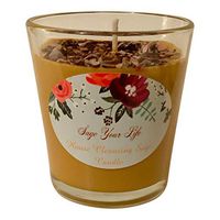 Sage Your Life House Cleansing Smudge Candle for Purification, Clearing Unwanted Energy, and Serenity | All Natural Candle Infused with Quartz Crystals and 100% Essential Oils