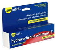 Sunmark Hydrocortisone Ointment 1% Maximum Strength With Aloe - 1 oz