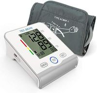 TEC.BEAN Arm Blood Pressure Monitor - Accurate, FDA Approved - Adjustable Cuff, Large Screen Display - Irregular Heartbeat & Hypertension Detector by Guard