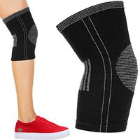 SocksLane Cotton Compression Knee Brace. Women and Men Support Sleeve for Running, Arthritis, Joint Pain Relief. ACL MCL Injury Recovery. Soft and Comfortable. Single
