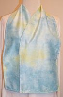 DinerWear Cravaat - Fashionable Adult Bib Dining Scarf (Green/Blue)