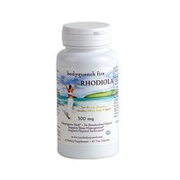 Pure Rhodiola rosea - High Potency 500 mg per Serving – Standardized Min. 3% Rosavins and Min. 1% Salidrosides, 60 Veg Capsules