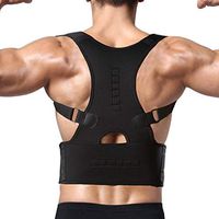 FITTOO Back Brace Posture Corrector with Magnetic Therapy, Fully Adjustable Back Support Belt Improves Posture and Provides Lumbar Support for Men & Women