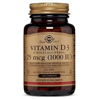 Vitamin D3 (Cholecalciferol) 25 mcg (1000 IU) Tablets - 180 Count