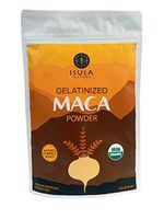 Maca Powder 8 Ounces, GELATINIZED, Organic USDA Certified, Only Peruvian Premium Maca Root, by Isula Nature