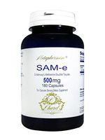 Advanced SAM-e Complete Supplement 500mg (S-adenosyl-L-methionine) - Complete Joint Support, Anxiety and Stress Relief - Non-GMO, Gluten Free 180 Capsules (90 Day Supply)