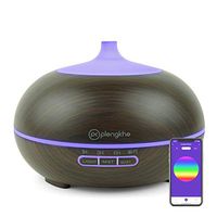  Plengkhe Aroma Smart Wifi Essential Oil Diffuser, Alexa, Google Home & IFTTT Compatible, 300ml Ultrasonic Aromatheraphy Diffuser for Relaxing Atmosphere & Better Breathing