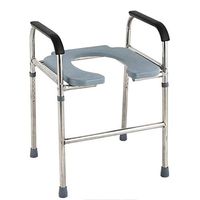 Zhong Toilet seat Mobile Toilet Increased Toilet seat Stainless Steel Portable heightened Elderly Disabled Toilet Stool