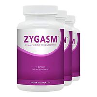 Zygasm (3 Bottles) - Best Female Libido Booster - All-Natural Enhancement Supplement for Women (90 Caps Each)