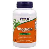 NOW Rhodiola 500mg (.120 Caps NEW SIZE)
