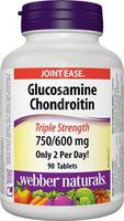 Webber Naturals Glucosamine Chondroitin Triple Strength Tablets, 750mg 90 Tablets