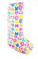 My Recovers Walking Boot Cover for Fracture Boot, Fashion Cover in Butterflies-Hearts, Tall Boot, Made in USA, Orthopedic Products Accessories (MD)