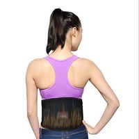 ZFF Far Infrared Fever Lumbar Brace Vibration Massage, Lower Back Support Belt for Men Women Pain Relief,Heat Retention