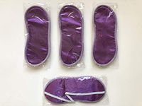 4 pcs/Set Satin Sleep Eye Mask Shade Blindfold (Set of 4)