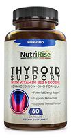 Thyroid Support Supplement with Iodine for Focus, Energy & Adrenals. Advanced Metabolism Booster, Fat Burner & Weight Loss Pills for Women & Men. With Vitamin B12 Complex, Zinc, Selenium & Ashwagandha
