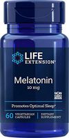 Life Extension Melatonin, 10 mg, Capsules, 60-Count