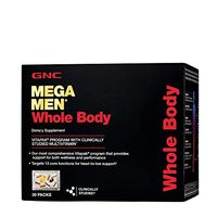 GNC Mega Men Whole Body Vitapak, 30 Packs, Supports Wellness and Performance