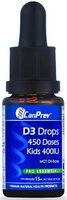 CanPrev D3 Drops Kids 400 iu mct Oil Base, 0.5 Ounce