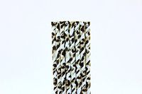 Black and Grey Camo Paper Straws (25)