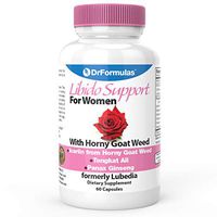 DrFormulas Libido Support for Women with Horny Goat Weed Extract with Maca, Epimedium and Icariin, (Formerly Lubedia), 60 Count