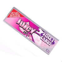 JUICY JAY'S FLAVORED PAPERS 1 1/4 32 LEAVES SUPERFINE STICKY CANDY FLAVOR PACK OF 24