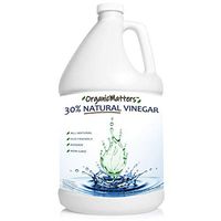 Vinegar 30% Organic Industrial Concentrate, Pure Non-GMO Kosher All-Purpose Home & Garden Vinegar, Eco-Friendly (128 oz Gallon Refill)