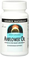 Source Naturals Ahiflower Oil - Omega-3s for Heart and Brain - 30 Vegetarian Softgels
