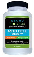Neurobiologix Mito Cell PQQ Energy Supplements - Enhanced Concentration, Mitochondrial Function, Focus & Metabolism, Vegan & Gluten-Free -60 Capsules