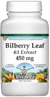 Extra Strength Bilberry Leaf 4:1 Extract - 450 mg (100 Capsules, ZIN: 511245) - 3 Pack