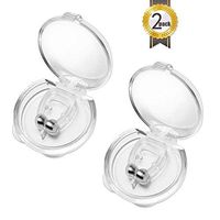 Clip Anti Snoring Devices,Snoring Solution Silicone Magnetic Anti Snore Clip, Stop Snoring Nose Device Professional Sleeping Relieve Snore for Men Women